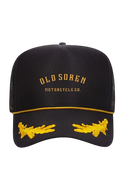 Cafe Racer Gold Leaf Trucker Hat