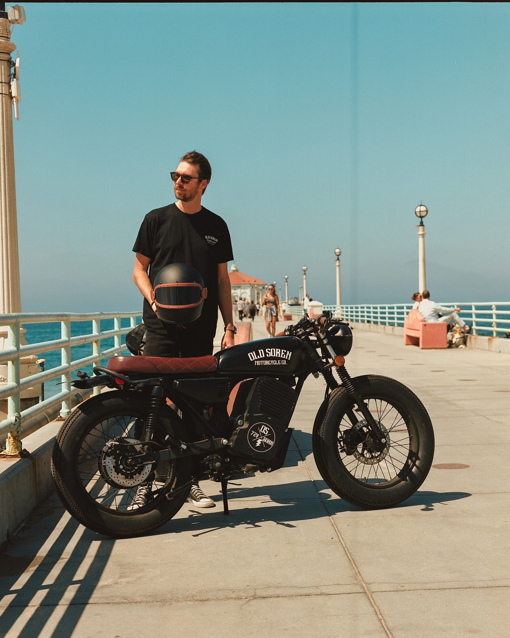 cafe racer electric bicycle Revi Bikes Cheetah Front/Rear Tektro Hydraulic Brake stops Cheetah at any time if needed EMMO Nomado Cafe Racer Electric